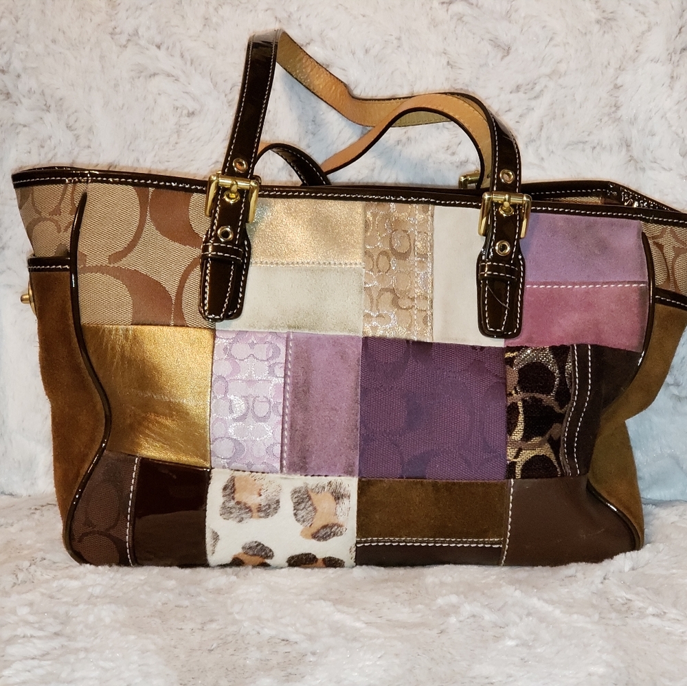 Coach patchwork bag